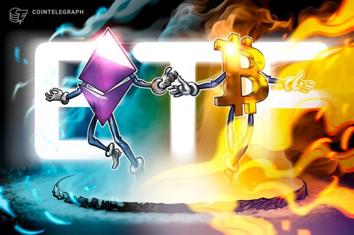 Ether ETFs Inflows Surpassed Bitcoin ETFs Inflows for the Past 6 Trading Days.
