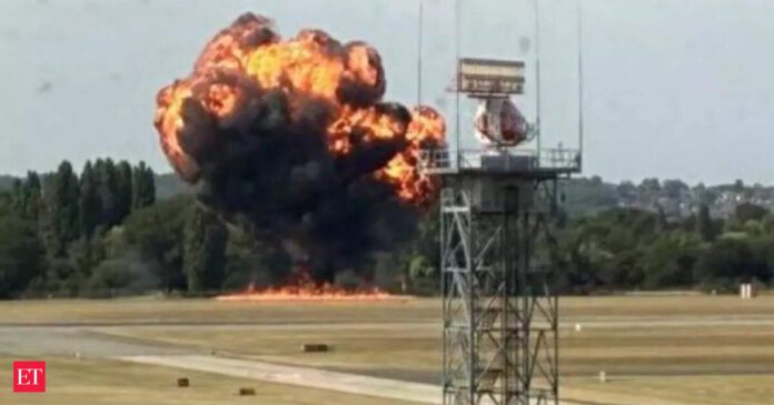 London Southend Airport crash: Southend airport crash: Amid Air India crash probe, another plane goes down just after take off. Watch