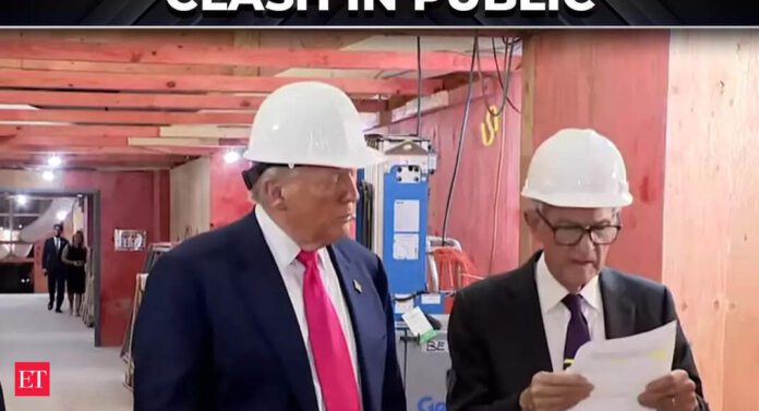 Donald Trump: 'It's not new': Trump, Powell disagree in front of press over cost of Fed building renovations - The Economic Times Video