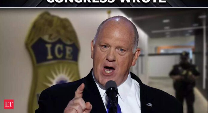 Tom Homan lashes out at Congress for comparing 'ICE to the Nazis, racists, terrorists' - The Economic Times Video