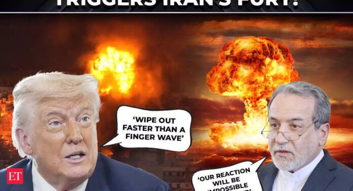 ‘Impossible to hide’: Iran threatens fierce reply to Trump’s nuclear ‘wipe out’ warning - The Economic Times Video