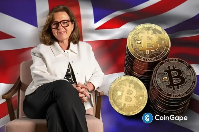 An image to represent the U.K. potentially selling its bitcoin