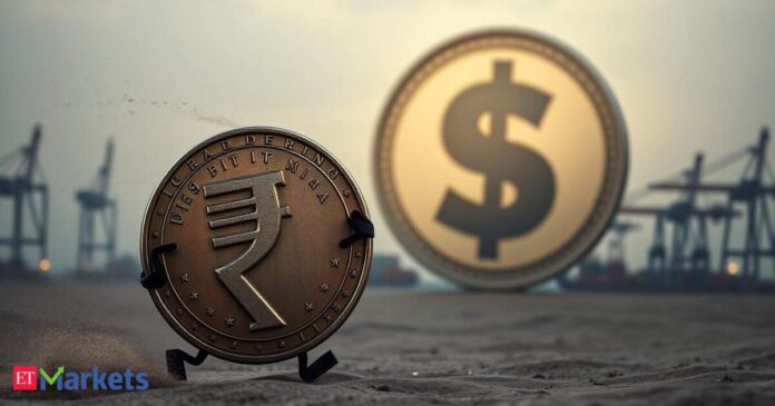 Rupee closes at a record low for the third straight day at 87.80/$