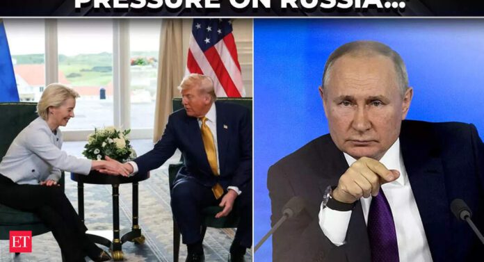 ‘By any means necessary’: EU welcomes Trump’s sanctions pressure on Russia to push Ukraine peace deal - The Economic Times Video