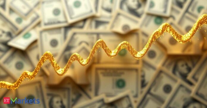 Gold slips as dollar firms, investors book profit; US data on tap