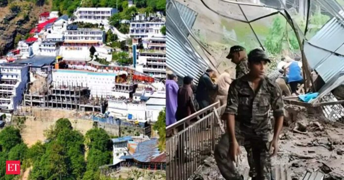 Heavy rains lash Jammu: Authorities issue emergency helpline numbers as landslide hits Vaishno Devi route