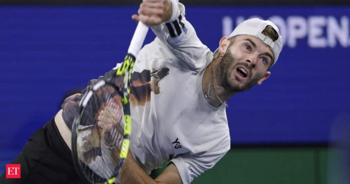 ‘Nervous’ Jacob Fearnley, 24-year old tennis world no. 60 and sport’s latest showing of British talent, surprised over ‘crowd noise’ in favour of German counterpart, Zverev in Louis Armstrong stadium
