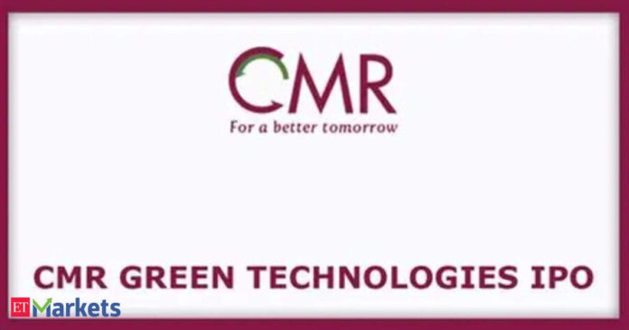 CMR Green Technologies files draft papers; seeks Sebi's clearance to float IPO