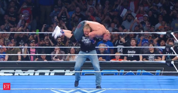 Brock Lesnar returns to WWE SmackDown, derails John Cena’s farewell, confirms Wrestlepalooza showdown match