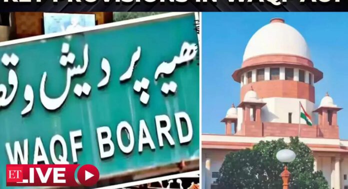 LIVE: SC verdict on interim relief on a batch of pleas seeking stay on Waqf (Amendment) Act, 2025 - The Economic Times Video