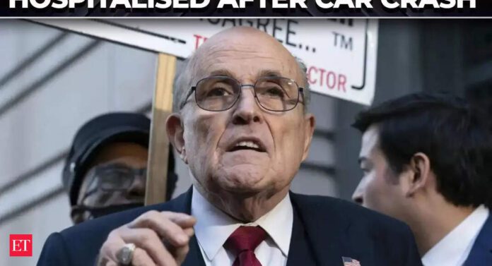 Ex-New York City Mayor Rudy Giuliani seriously injured in New Hampshire car crash - The Economic Times Video