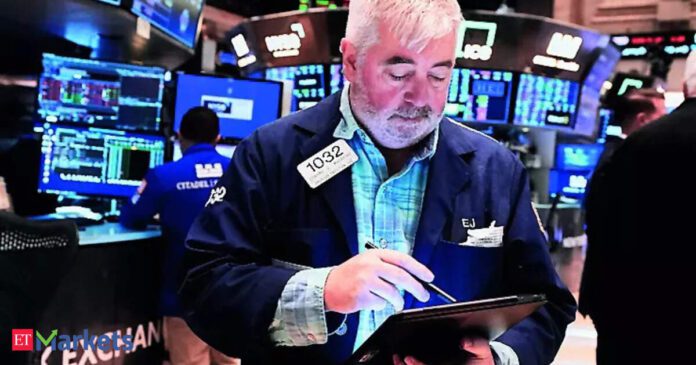 US stocks: Dow, S&P 500 manage record closing highs; Nasdaq falls in volatile session