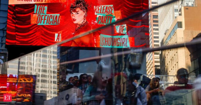 Taylor Swift film 'The Official Release Party of a Showgirl' box office collection: 'One Battle After Another' pushed to second position