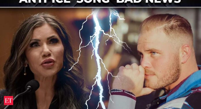 'Glad I never gave him a penny!': DHS Secy Kristi Noem tears into Zach Bryan over ‘anti-ICE’ song - The Economic Times Video