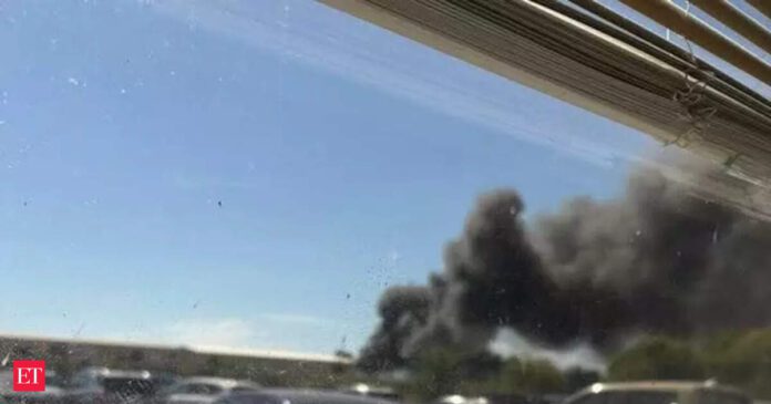 Fort Worth plane crash near Hicks Airfield engulfs aircraft in flames; business 287 traffic blocked