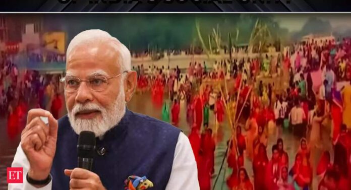 1761461238_videoshow.jpg ‘Chhath Puja is example of India’s social unity’: PM Modi extends greetings to citizens in ‘Mann Ki Baat’ programme - The Economic Times Video