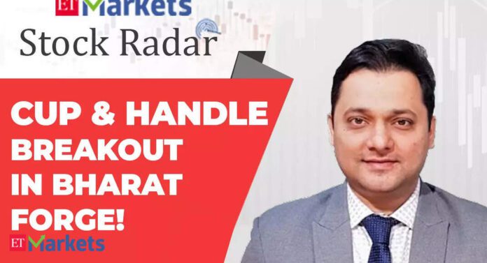1761530445_videoshow.jpg stock radar bharat forge: Bharat Forge surges past 200-DMA, eyes new highs; buy says SMC’s Shitij Gandhi - The Economic Times Video