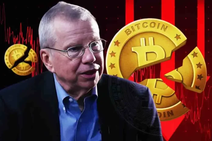 John Bollinger discusses Bitcoin market weakness as BTC faces potential downturn.